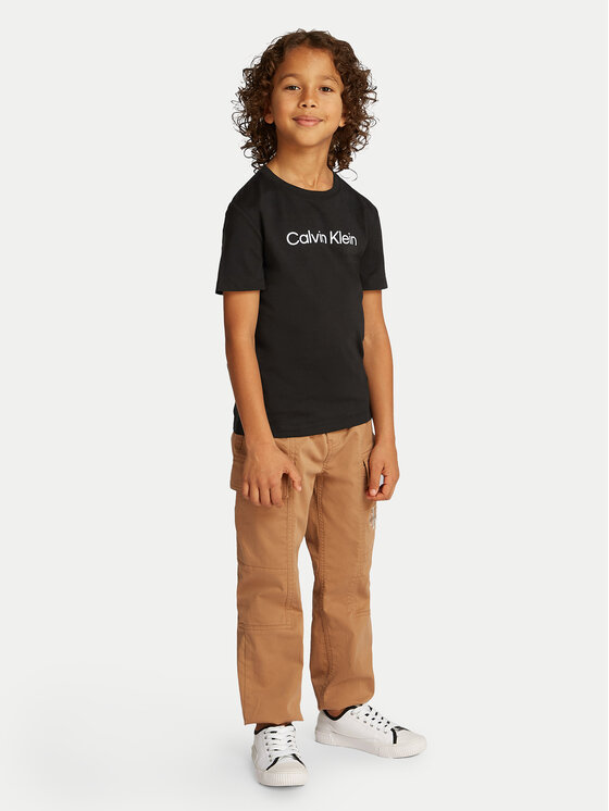 Calvin Klein Jeans Calvin Klein Jeans Póló IU0IU00682 Fekete Regular Fit