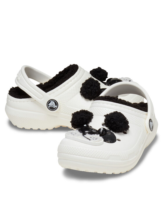Crocs Шльопанці Crocs Classic Lined Iam Panda Bear Clog K 210400 Білий