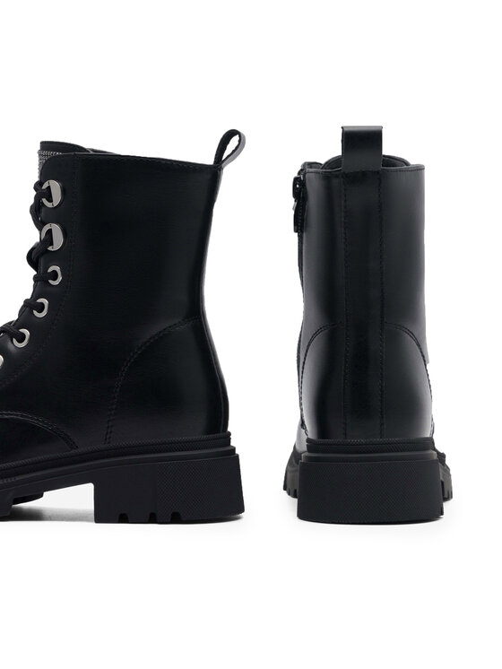 Nelli Blu Polokozačky Nelli Blu CS6171-01 Černá