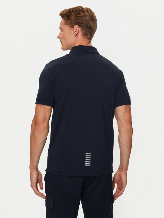 EA7 Emporio Armani EA7 Emporio Armani Поло 8NPF14 PJVQZ 0562 Cиній Regular Fit