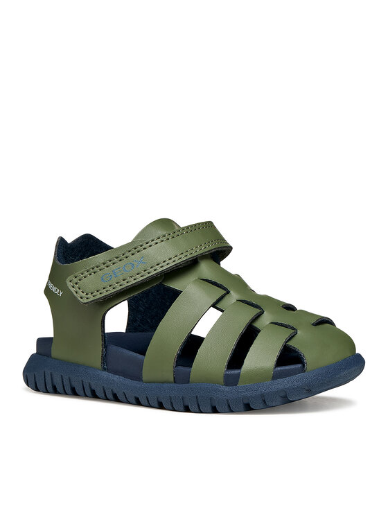 Geox Basutės Geox B Sandal Fusbetto Bo B556AA 000BC CF3F4 Žalia