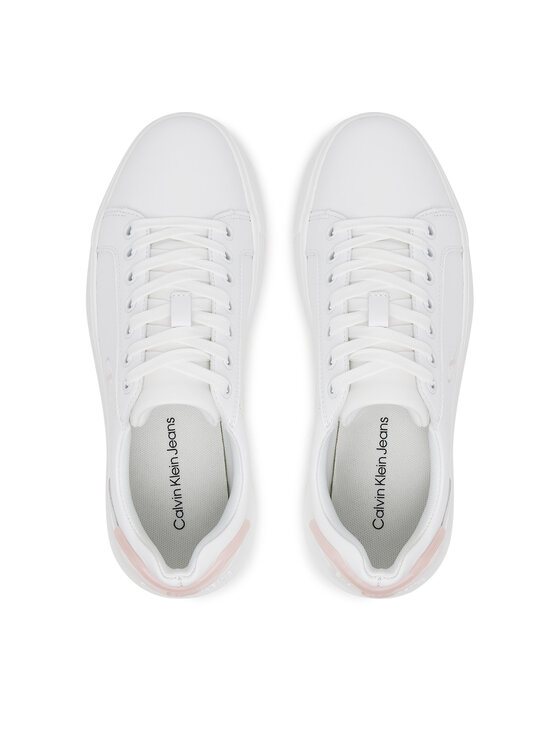Calvin Klein Jeans Sneakers Calvin Klein Jeans Chunky Cupsole Ru Patch Lth Wn YW0YW01846 Alb