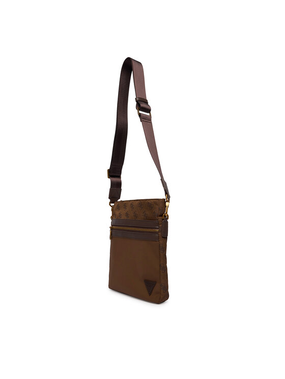 Guess Плоска сумка Guess HMBENP P6123 Коричневий