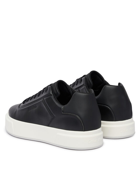 Calvin Klein Laisvalaikio batai Calvin Klein Basket Cupsole Oxf Lup Hf Lth YM0YM01452 Juoda