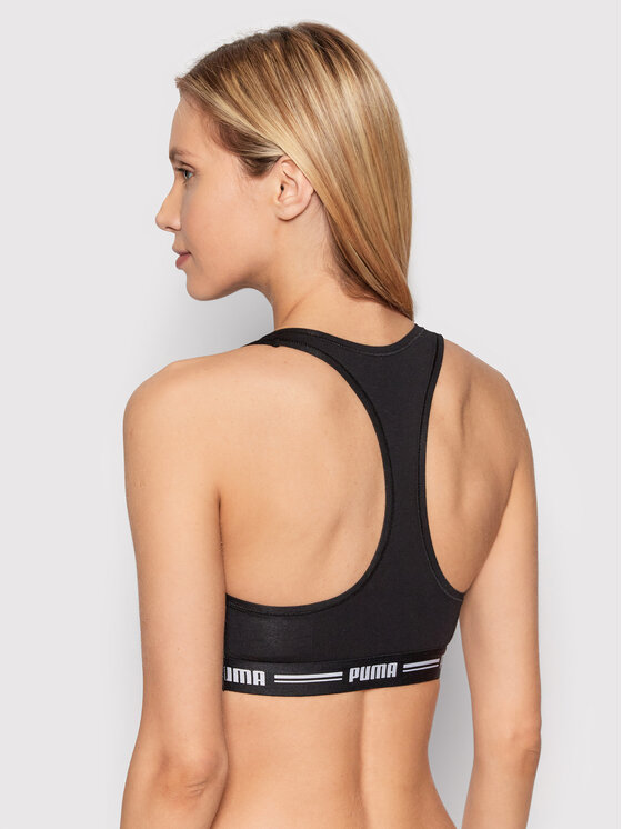 Puma Puma Top de sujetador Racer Back 907862 Negro