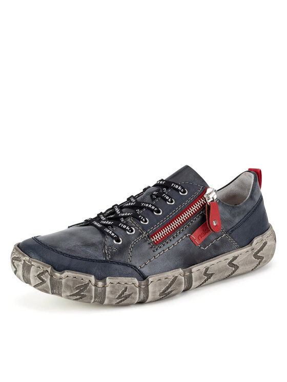 Rieker Polobotky Rieker L0302-14 Modrá