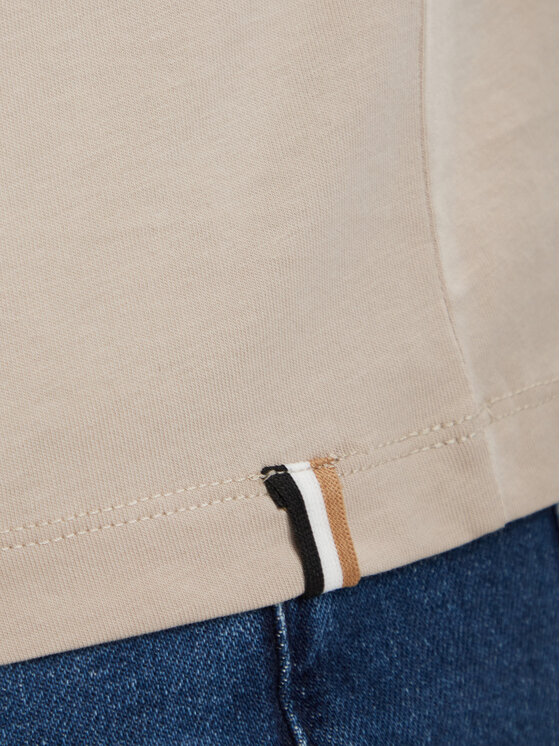 BOSS BOSS Camiseta 50531401 Beige claro Regular Fit