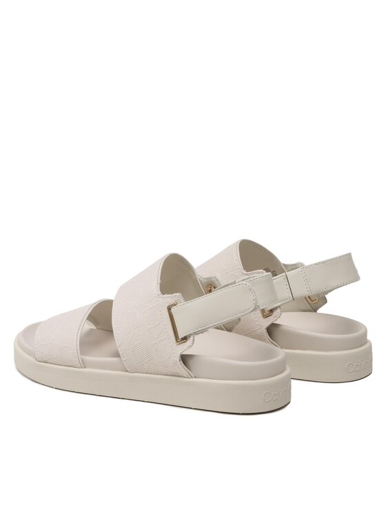 Calvin Klein Σανδάλια Calvin Klein Adj Sandal W/Hw-Jq HW0HW01491 Μπεζ