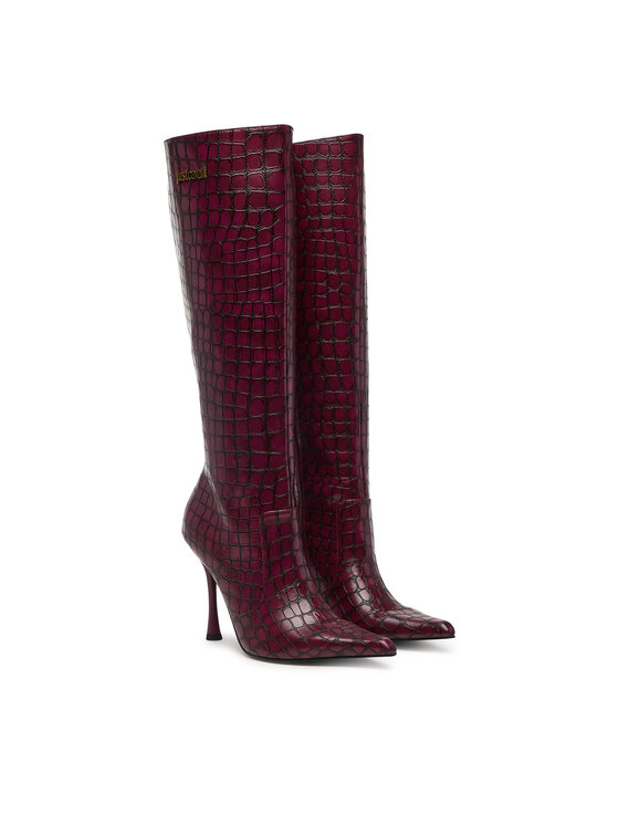Just Cavalli Zimski škornji Just Cavalli 81RA3S64 ZSE86 Bordo rdeča