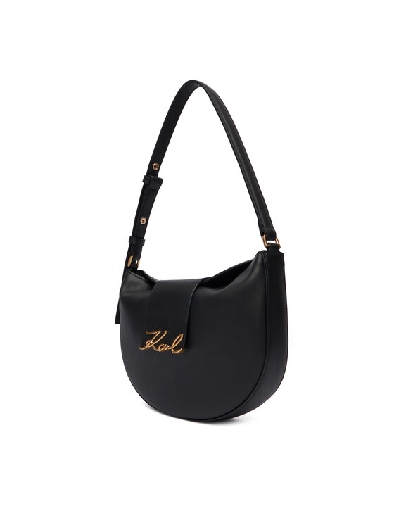 KARL LAGERFELD Ročna torba KARL LAGERFELD B1W30059 Črna