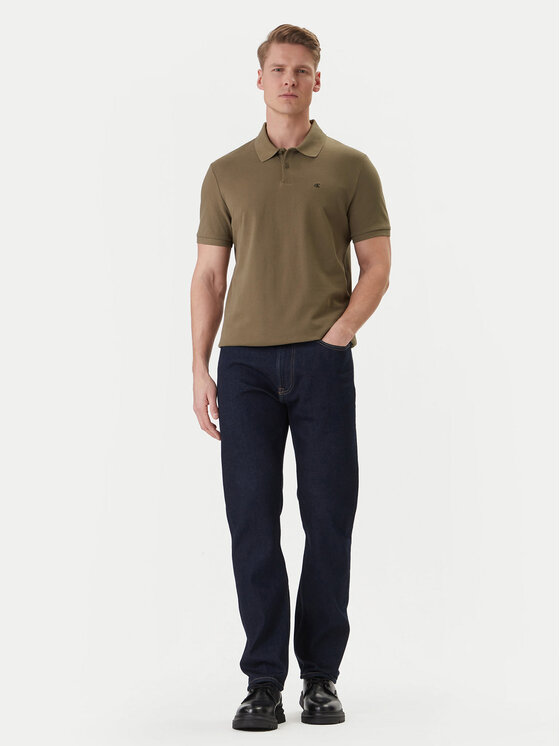Calvin Klein Jeans Calvin Klein Jeans Pólóing LV040EM269 Khaki Regular Fit