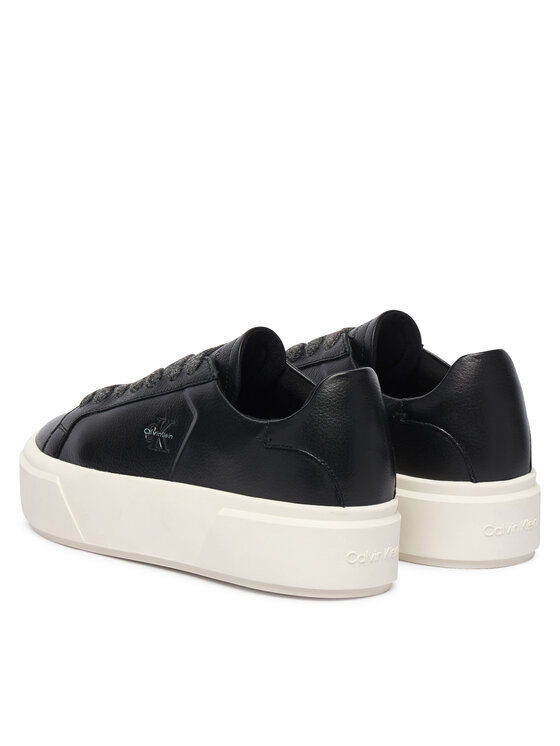 Calvin Klein Sneakers Calvin Klein Flatform Laceup Lth Wl HW0HW03229 Negru