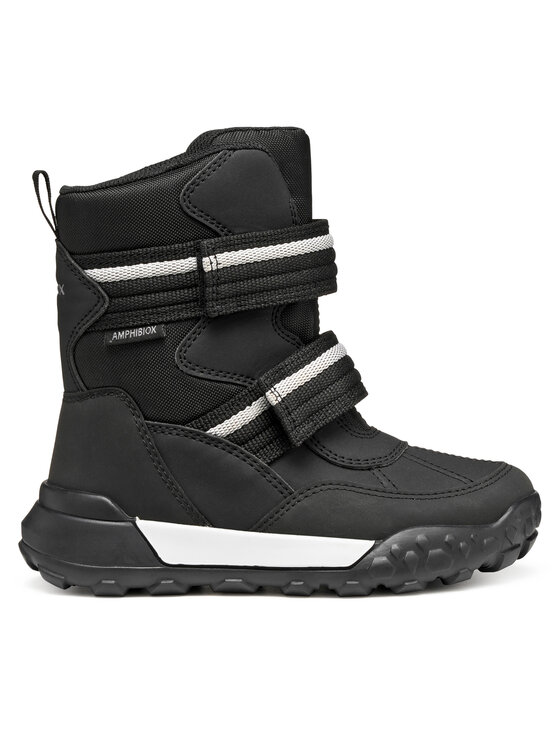 Geox Snehule Geox J Trekkyup B Abx J56MBB 050FU C9999 M Čierna