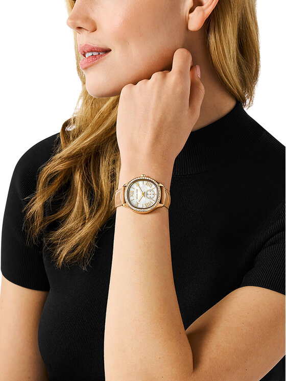 Michael Kors Годинник Michael Kors Sage MK4819 Коричневий