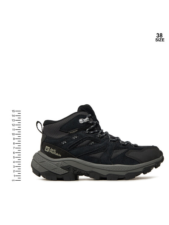 Jack Wolfskin Pārgājienu apavi Jack Wolfskin Vojo Tour Texapore Mid W A62071 Pelēks