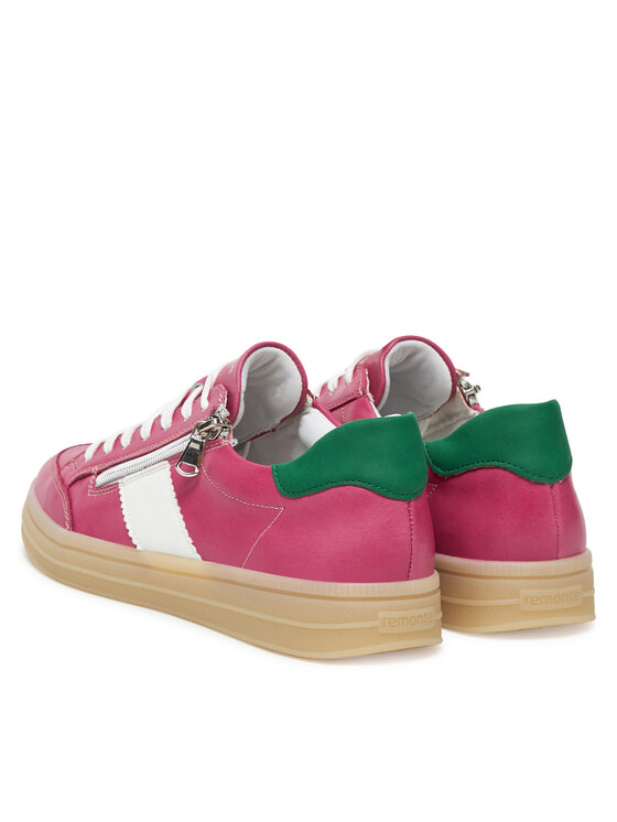 Remonte Sneakersy Remonte D2C02-31 Różowy