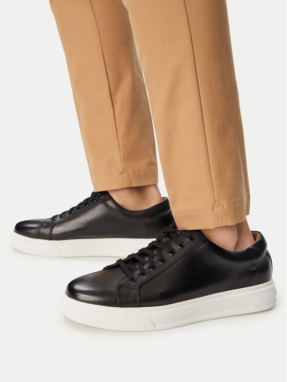 Clarks Снікерcи Clarks Goswell Tie 26186559 Чорний