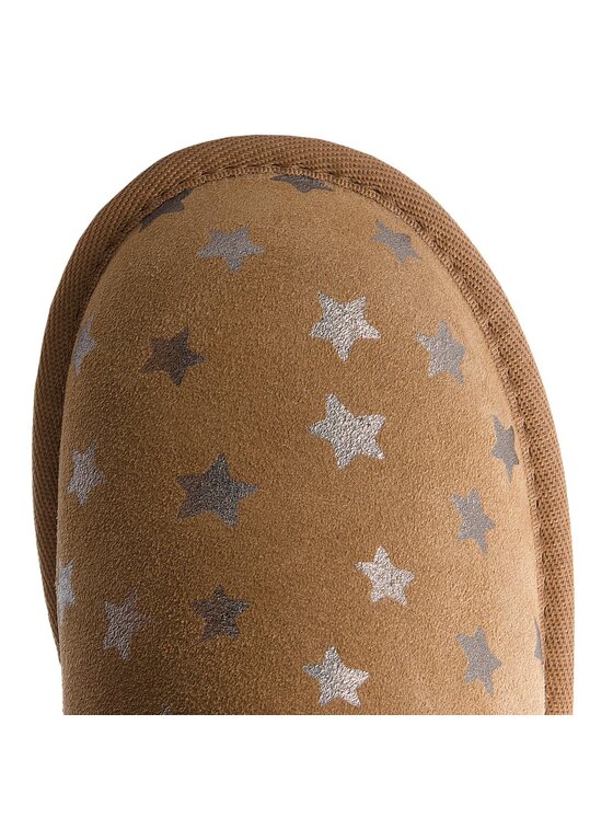 Ugg Снігоходи Ugg Kids Classic Short II Stars 1019697K Коричневий