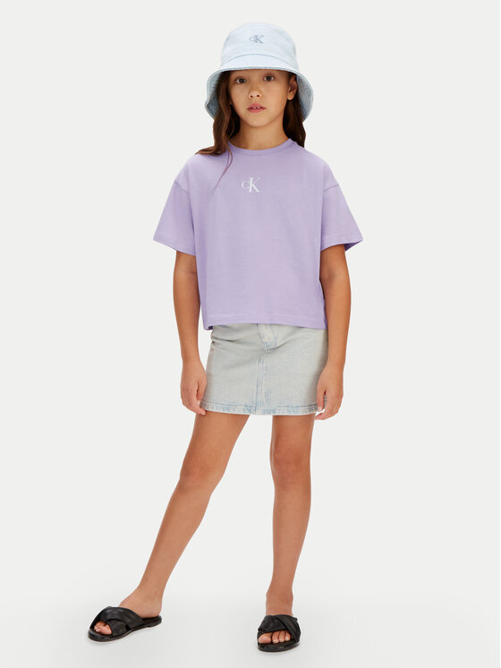 Calvin Klein Jeans Calvin Klein Jeans Camiseta LVCKSJA16G Violeta Boxy Fit