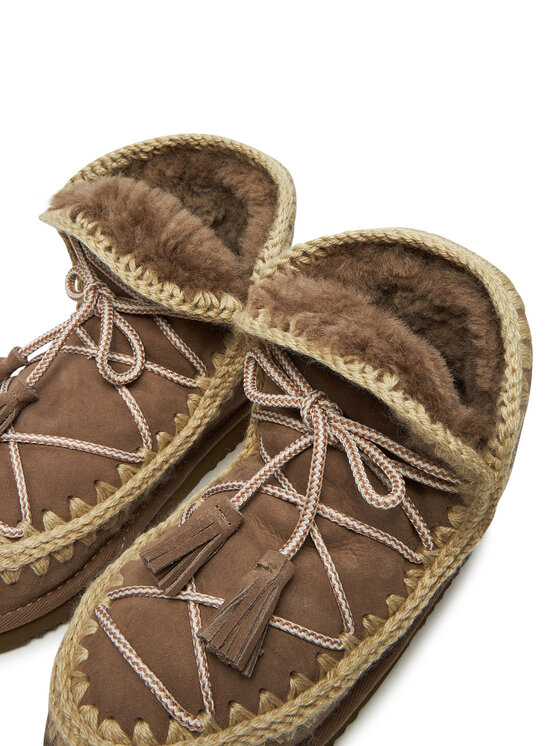 Mou Снігоходи Mou Eskimo Scoubidoo Lace FW101124A Коричневий