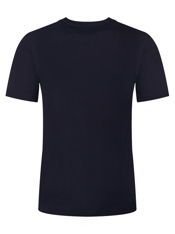 Tommy Hilfiger Tommy Hilfiger Camiseta Embro Flag MW0MW42736 Azul marino Regular Fit