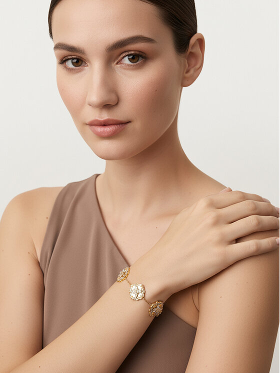 Guess Rokassprādze Guess JUBB05 501JW Zelta