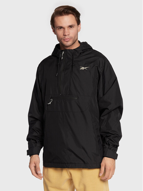 Reebok Reebok Chaqueta anorak Vector HG8932 Negro Relaxed Fit
