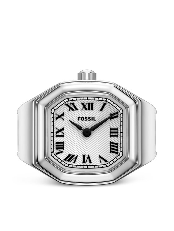 Fossil Годинник Fossil Watch Ring ES5482 Срібний