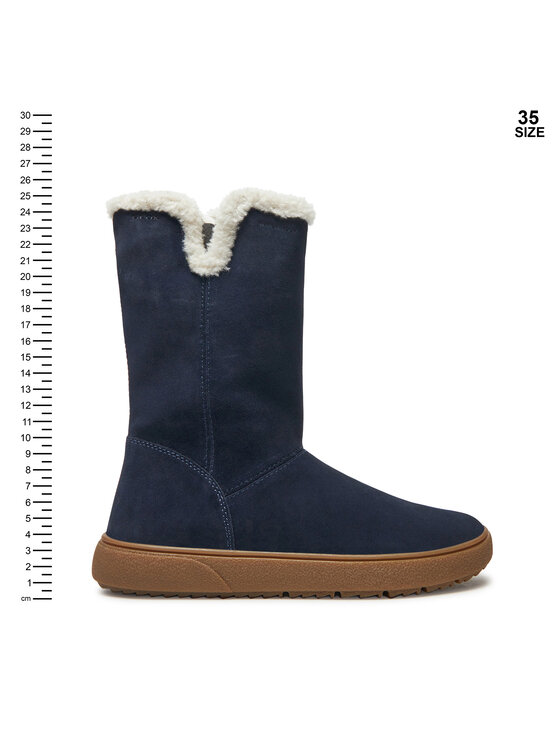Geox Kozačky Geox J Theleven Girl Wpf J46HYA 00022 C4021 S Tmavomodrá