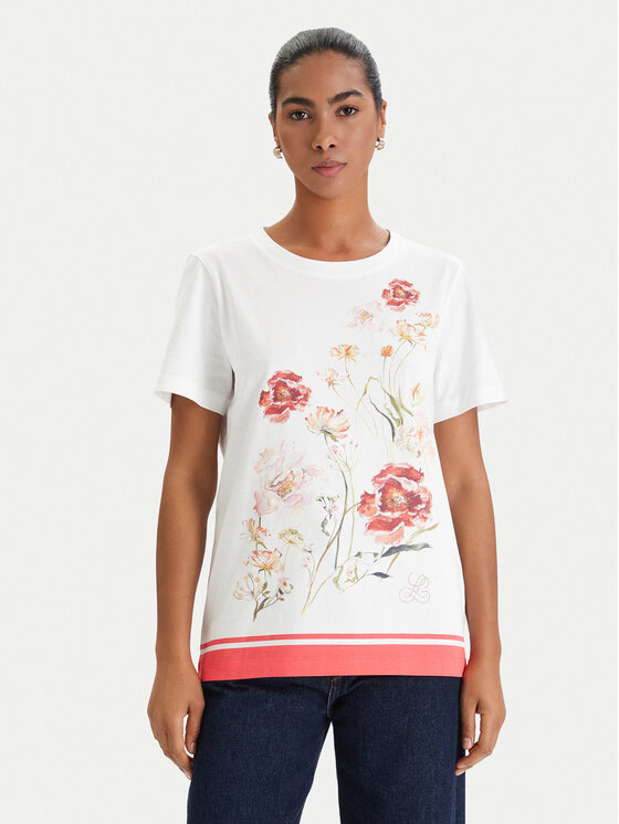 Luisa Spagnoli Luisa Spagnoli Camiseta Belle 543280 Blanco Regular Fit