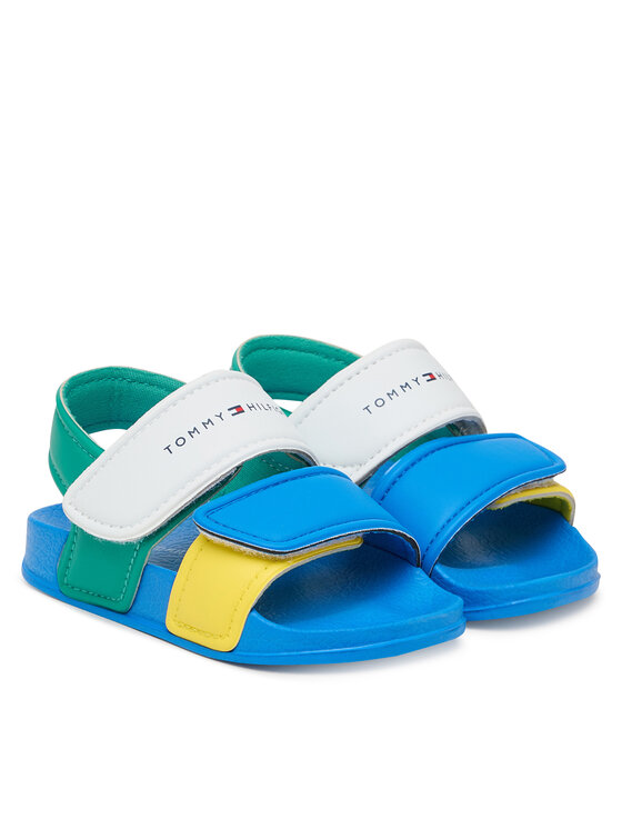 Tommy Hilfiger Sandały Tommy Hilfiger T1X2-33913-1172 M Kolorowy