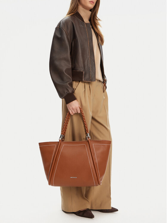 GINO ROSSI Kabelka Gino Rossi CEO-LAUREN-XL8211 Hnedá