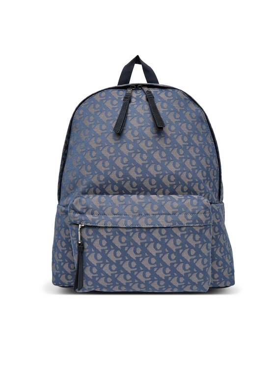 Calvin Klein Jeans Ruksak Calvin Klein Jeans Unstructured Monogram Backpack 4 LV04G3116G Modrá