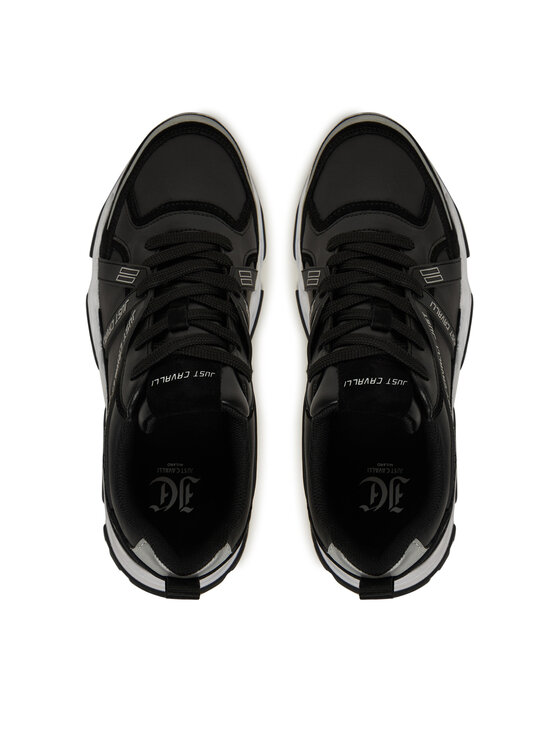 Just Cavalli Sneakersy Just Cavalli 79QA3SH5 ZPB66 Čierna