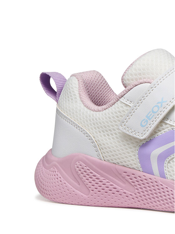 Geox Laisvalaikio batai Geox J Sprintye Girl J36FWB 01454 C0406 D Balta