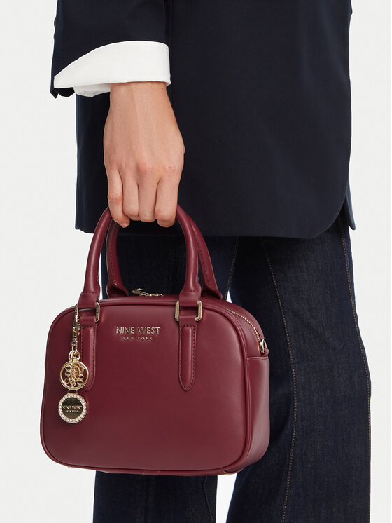 Nine West Ročna torba Nine West CEO-Soho-Star-LX10160 Bordo rdeča