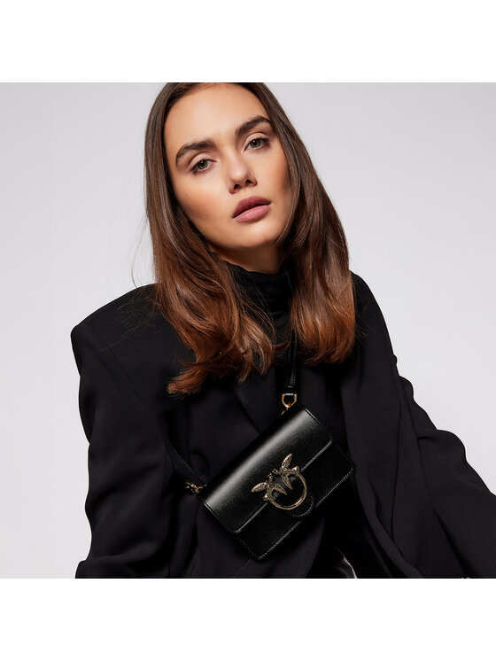 PINKO Riñonera PINKO Love Baby Simply 2022 PDIV 1P2292.Y5FF Negro