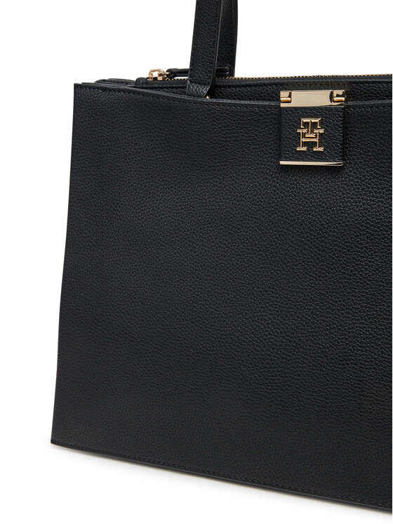 Tommy Hilfiger Borsetta Tommy Hilfiger Th Her Tote AW0AW17191 Nero