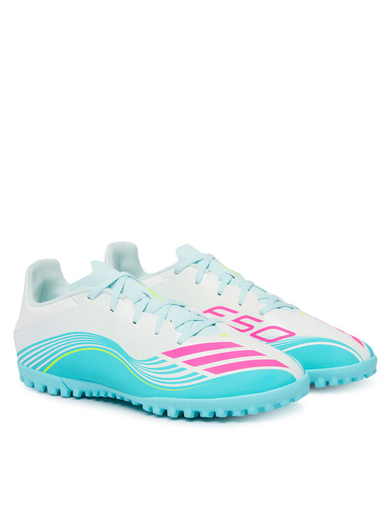 adidas Взуття для футболу adidas F50 Messi Club Tf JQ0947 Білий