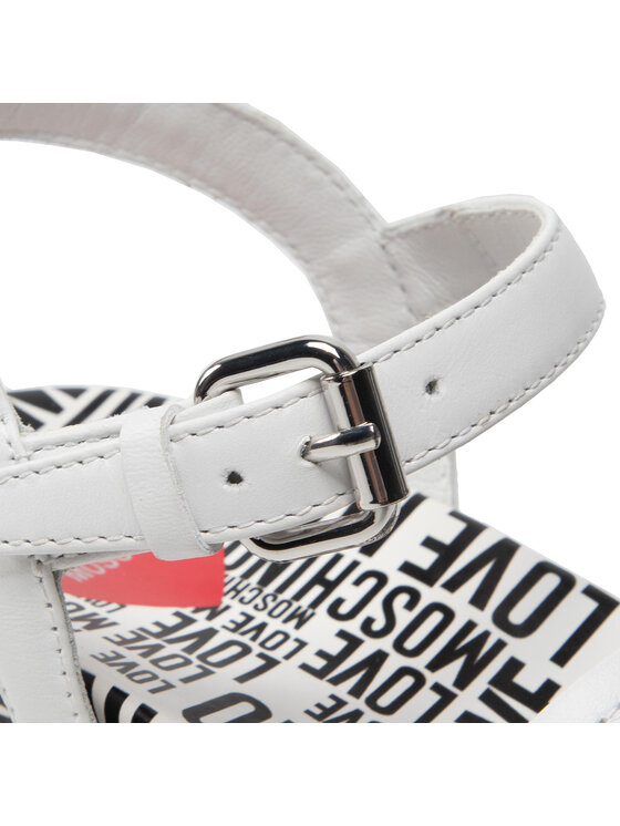 LOVE MOSCHINO Sandale LOVE MOSCHINO JA16327G0EIAL100 Bijela