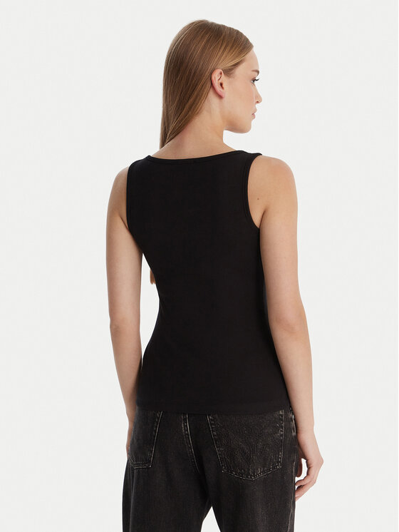 Guess Jeans Guess Jeans Top W6RP20 KA0H1 Negro Slim Fit