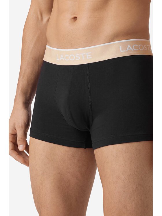 Lacoste Lacoste Conjunto de calzoncillos boxer 5H1297 Negro Regular Fit