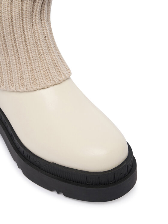 Liu Jo Īsie zābaki Liu Jo Love 65 SF5121 TX330 Écru