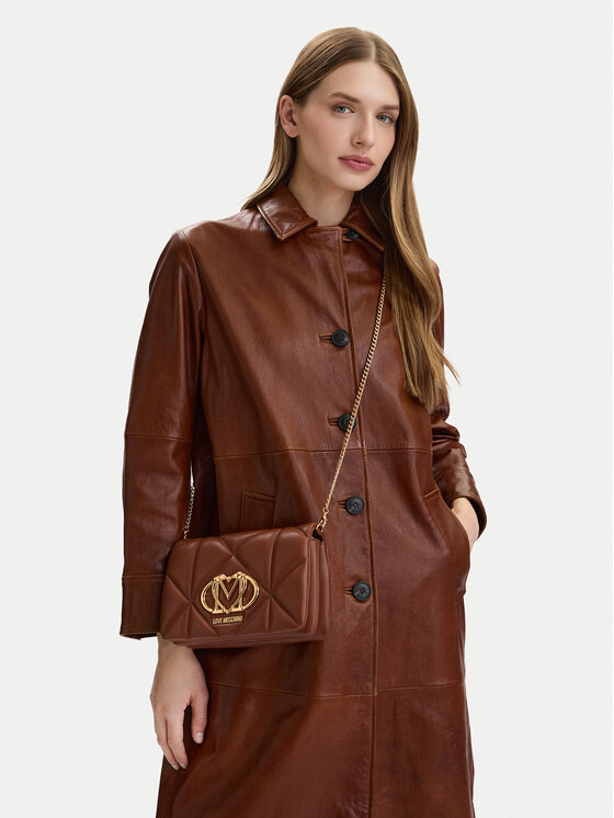 LOVE MOSCHINO Kabelka LOVE MOSCHINO JC4043PP0OLC0300 Hnedá