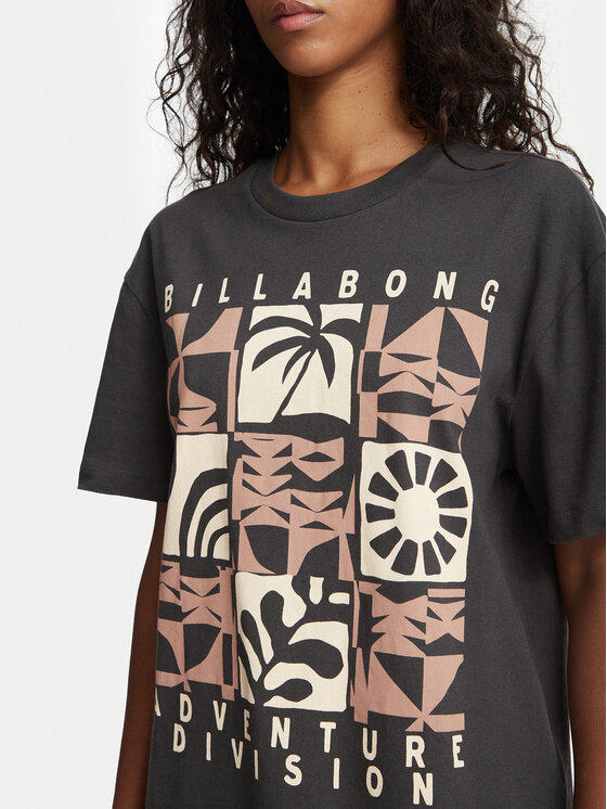 Billabong Billabong T-shirt EBJZT00664 Grigio scuro Relaxed Fit