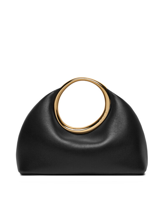 JACQUEMUS Kabelka JACQUEMUS Mini ring handbag 241BA395 Černá