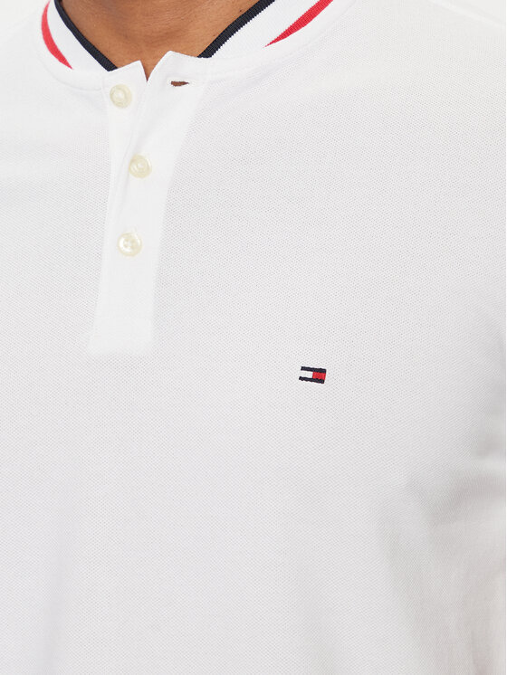 Tommy Hilfiger Tommy Hilfiger Polo Mao MW0MW34752 Bianco Slim Fit
