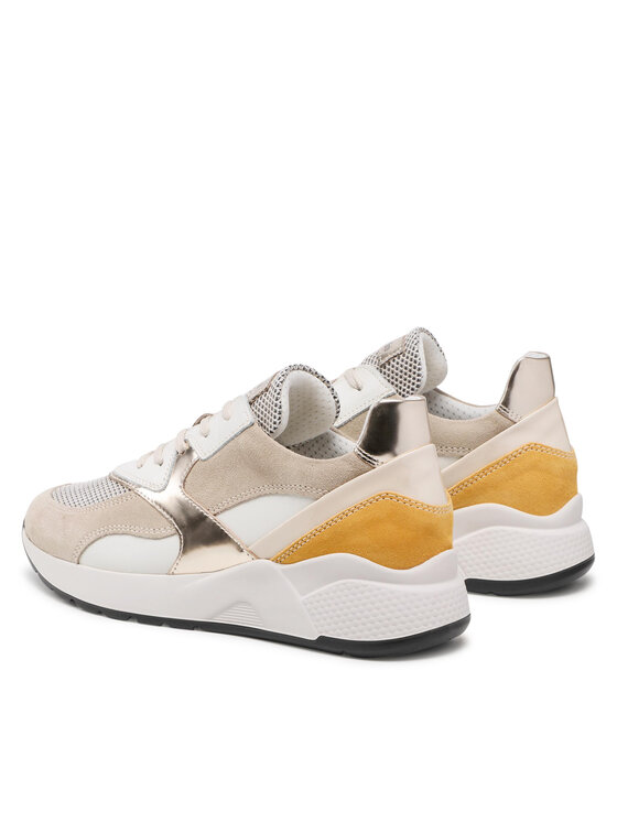 Nero Giardini E409852D Velour Femme Sneakers Sportive per Donna in Nabuk Rosa Beige con Lacci (Taglia 36