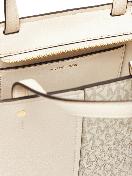 MICHAEL Michael Kors Дамска чанта MICHAEL Michael Kors Flora 32T5GFFC1B Кремав