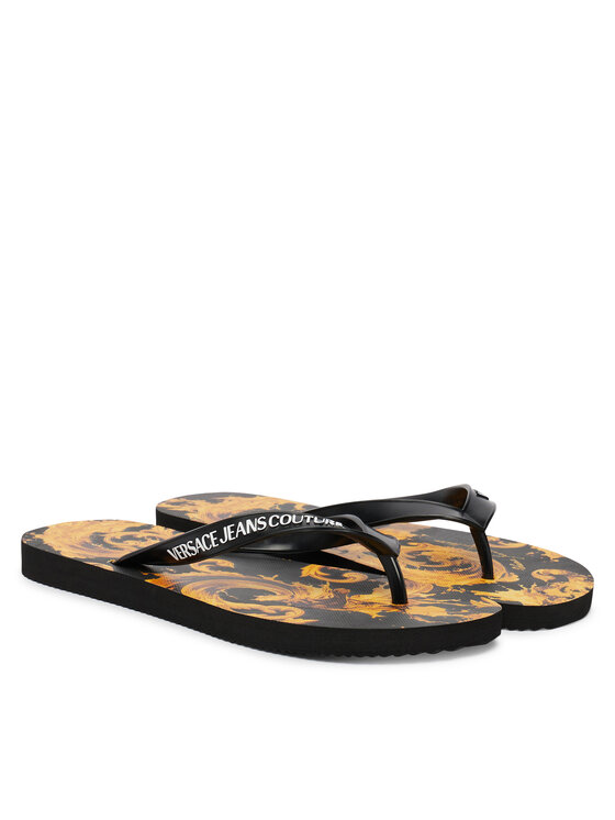 Versace Jeans Couture В'єтнамки Versace Jeans Couture 80VA3SQ7 ZSS80 Чорний